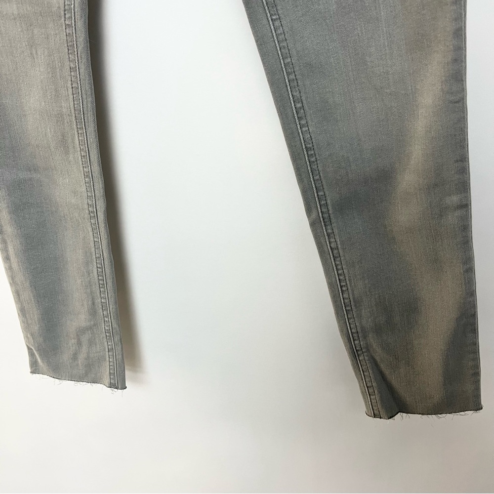 NWT Rag & Bone Slate Gray Ankle Length Skinny Jeans Raw Fray Hem Size 29 $228 - Picture 4 of 11